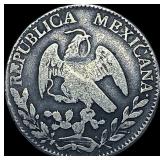 1847-O Mexico Silver 2 Reales HIGH GRADE