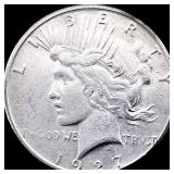 1927-S Silver Peace Dollar CLOSELY UNCIRCULATED