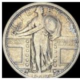 1917-D Type 1 Standing Liberty Quarter  LIGHTLY C