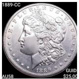 1889-CC Morgan Silver Dollar CHOICE AU