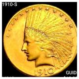 1910-S $10 Gold Eagle UNCIRCULATED