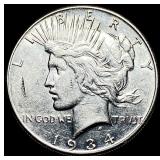 1934-S Silver Peace Dollar CLOSELY  UNCIRCULATED