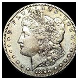 1898-S Silver Morgan Dollar NEARLY UNCIRCULATED