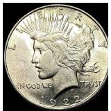 1922 Silver Peace Dollar UNCIRCULATED