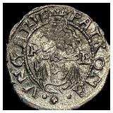 1540-1590 Hungary Madonna&CHild Silver Denar CLOSE