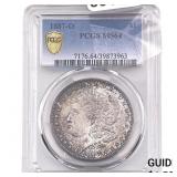 1887-O Morgan Silver Dollar PCGS MS64