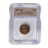 1800-1840 Netherlands East Indies Duit ICG Genuin