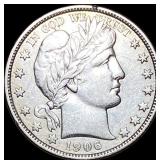 1906-D Barber Half Dollar CLOSELY UNCIRCULATED