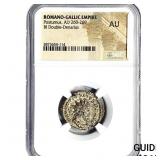 Romano-Gallic Postumus,AD260-269 BI Dbl-Denarius