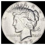 1935-S Silver Peace Dollar NEARLY UNCIRCULATED