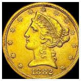 1882-S Gold $5 Half Eagle UNCIRCULATED
