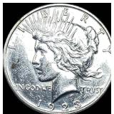 1923 Silver Peace Dollar CLOSELY UNCIRCULATED