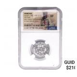 1198-1219 AD Armenia Levon I AR Tram NGC XF