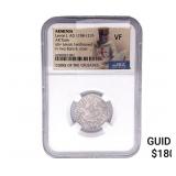 1198-1219 AD Armenia Levon I AR Tram NGC VF