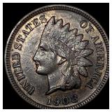 1908-S Copper Indian Head Cent CLOSELY  UNCIRCULA