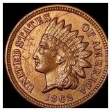 1862 Copper-Nickel Indian Head Cent  UNCIRCULATED