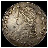 1828 Capped Bust Half Dollar NEARLY  UNCIRCULATED
