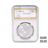 1880-CC Morgan Silver Dollar PGA MS65