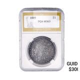 1889 Morgan Silver Dollar PGA MS63