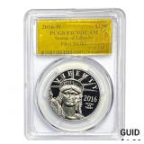 2016-W $100 Platnium Satue of Liberty 1 oz PCGS PR