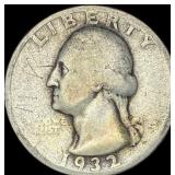 1932-D Silver Washington Quarter NICELY CIRCULATED