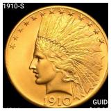 1910-S $10 Gold Eagle CHOICE BU
