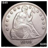 1849 Seated Liberty Dollar UNCIRCULATED