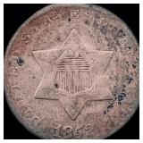 1852 Silver Three-Cent Piece NICELY CIRCULATED