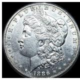 1886 Silver Morgan Dollar CHOICE AU