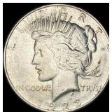 1923 Silver Peace Dollar CLOSELY UNCIRCULATED