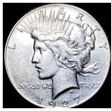 1927 Silver Peace Dollar CLOSELY UNCIRCULATED