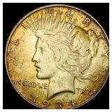 1934-D Peace Silver Dollar CHOICE AU