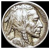 1913-S Type 2 Buffalo Nickel NEARLY  UNCIRCULATED