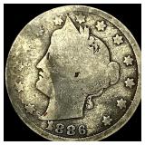 1886 Liberty Head Nickel NICELY CIRCULATED