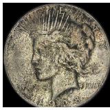 1928-S Silver Peace Dollar ABOUT UNCIRCULATED