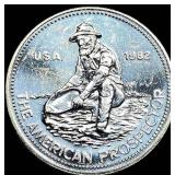 1982 Engelhard 1 oz Silver Round UNCIRCULATED