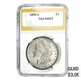 1899-S Morgan Silver Dollar PGA MS63