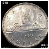 1948 Canada Silver Dollar UNCIRCULATED