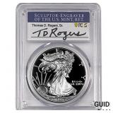 1999-P Silver Eagle PCGS PR70 DCAM Thomas D Rogers