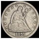 1875-S Silver Twenty Cents Piece LIGHTLY CIRCULATE