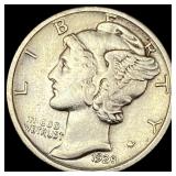 1928-D Silver Mercury Dime CLOSELY  UNCIRCULATED