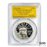 2016-W $100 Platnium Satue of Liberty 1 oz PCGS PR