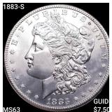 1883-S Morgan Silver Dollar CHOICE BU
