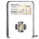 Roman Crispina, AD 177-182/3 AR Denarius NGC ChVF