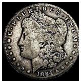 1884 Silver Morgan Dollar LIGHTLY CIRCULATED