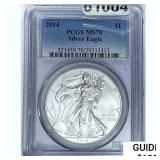2014 Silver Eagle PCGS MS70