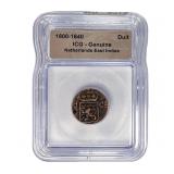 1800-1840 Netherlands East Indies Duit ICG Genuin