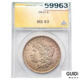 1890 Morgan Silver Dollar ANACS MS63