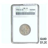1916-S Buffalo Nickel ANACS MS64
