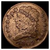 1809 Classic Head Half Cent HIGH GRADE